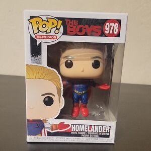 Funko Homelander Figure with Red and Blue Suit